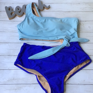 🌼 MOLYBELL one piece swimwear.‎ Size L. One shoulder. Cutout.